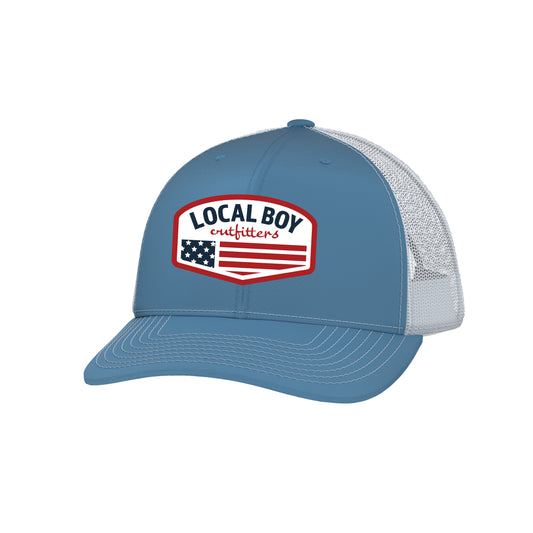 Youth Flag Badge Trucker Hat