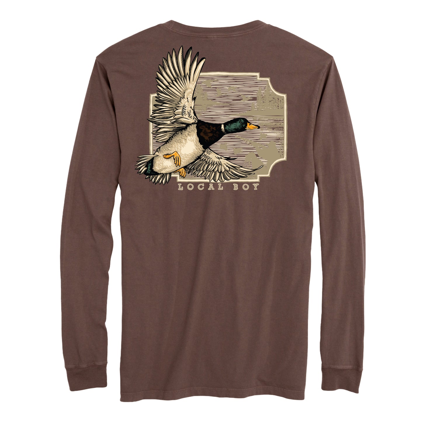 Youth Greenhead Flight Long Sleeve T-Shirt - Espresso