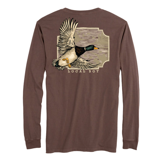 Youth Greenhead Flight Long Sleeve T-Shirt - Espresso