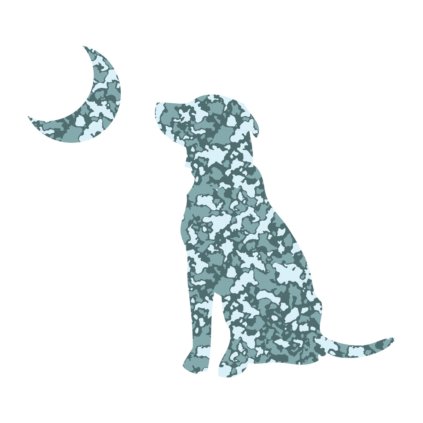 Local Boy Dog & Moon Decal - High Tide