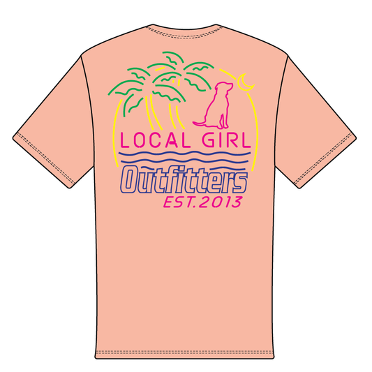 LG Neon Naturdays SS Tee - Neon Cantaloupe