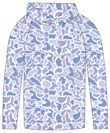 LG Hemlock Hoodie - Hydrangea Localflage