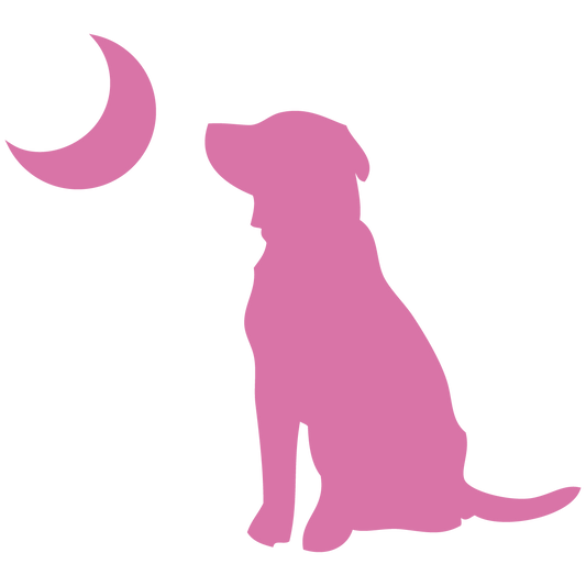 LG Dog & Moon Decal