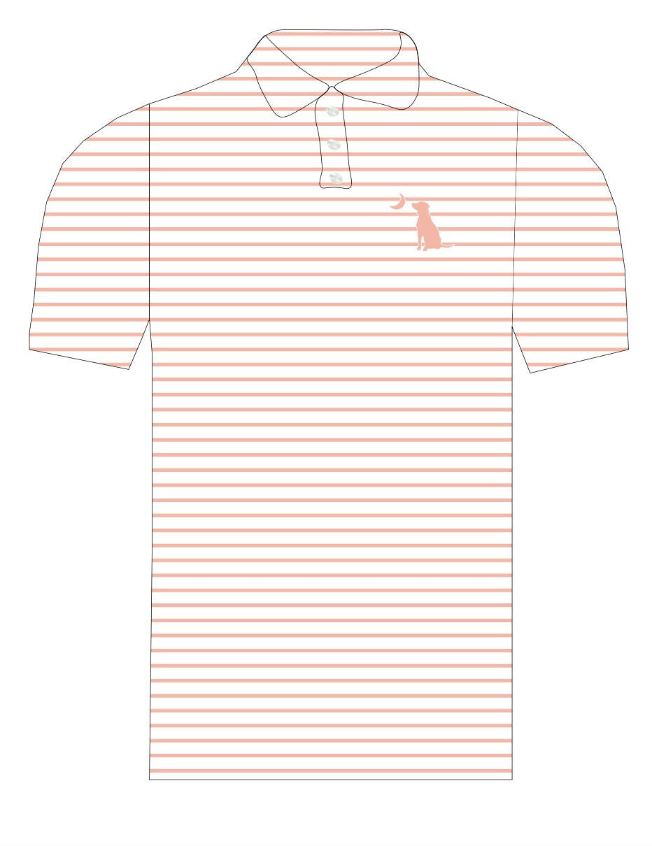 Edisto Polo - Teal/Light Gray