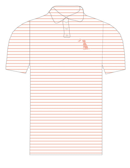Edisto Polo - Teal/Light Gray