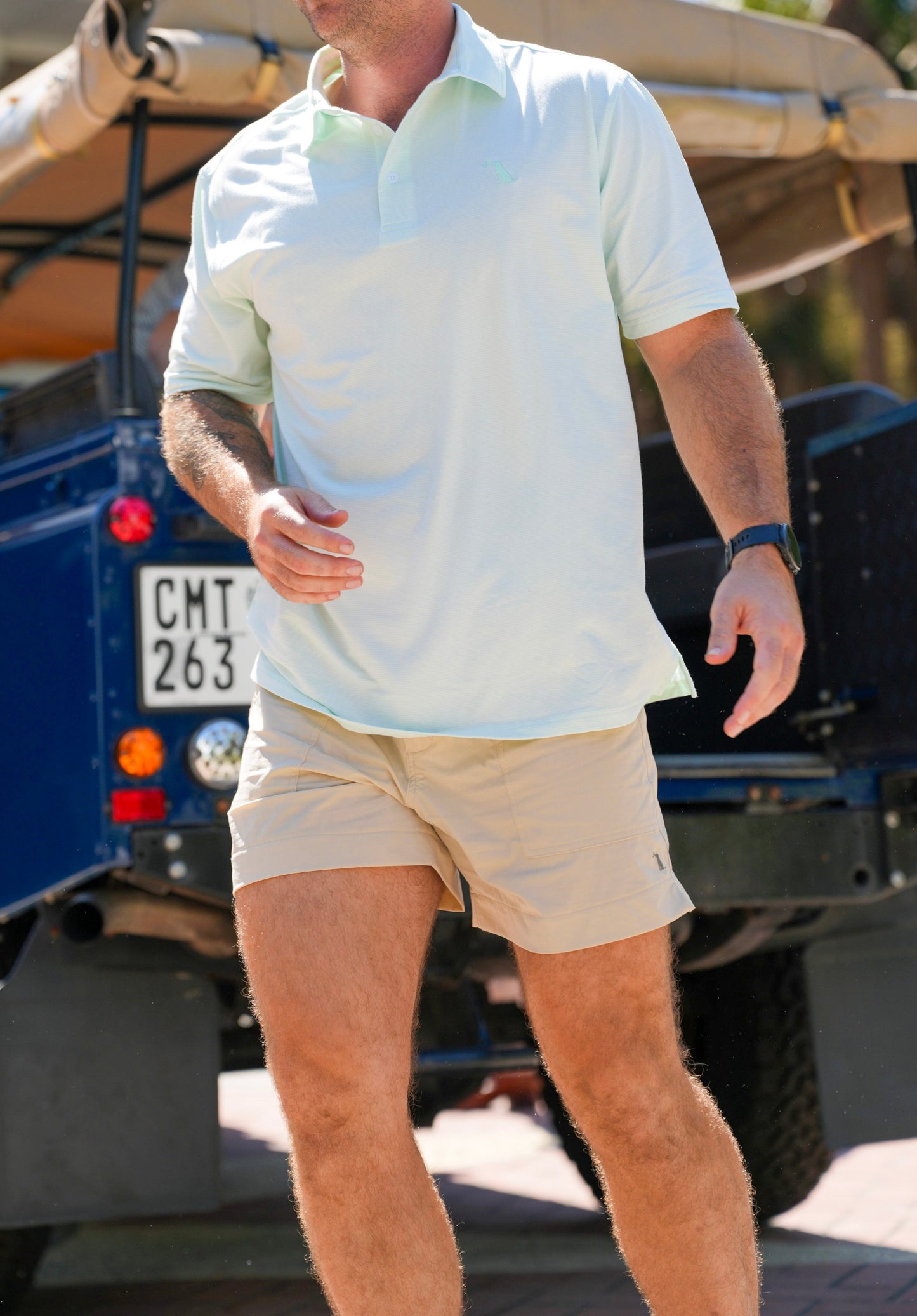 Chum Short - Distressed LCF Cobalt