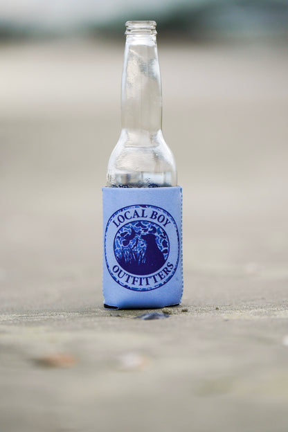 Original Distressed LCF Cobalt Circle Koozie