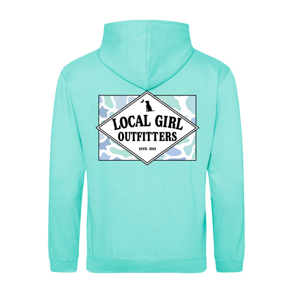RADIALL　FLAGS - HOODIE SWEATSHIRT L/S Radiall Flags V2 Hooded Sweatshirt - Ash Grey | Sonder Supplies