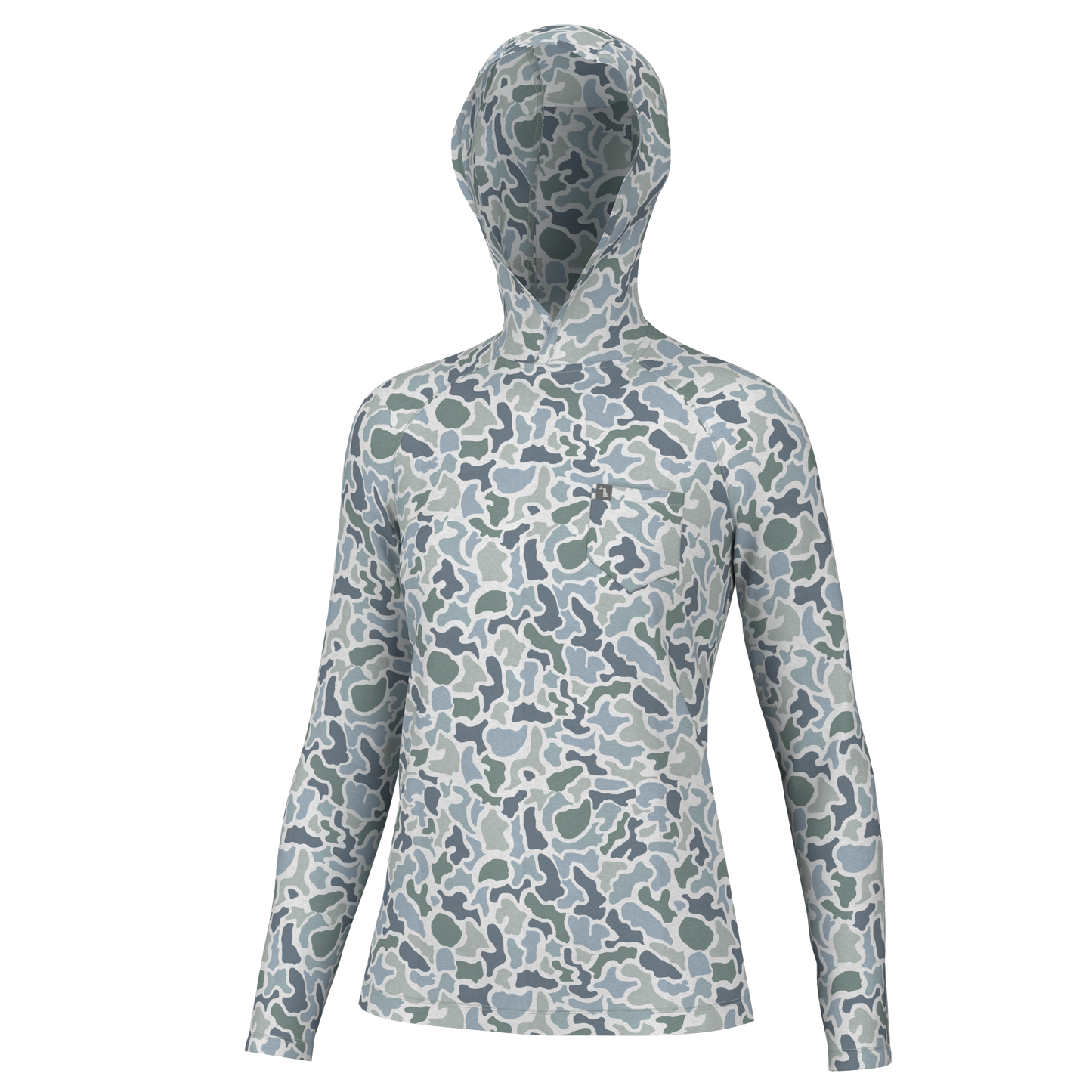 LG Heather-Blend Hoodie - Localflage Bluff