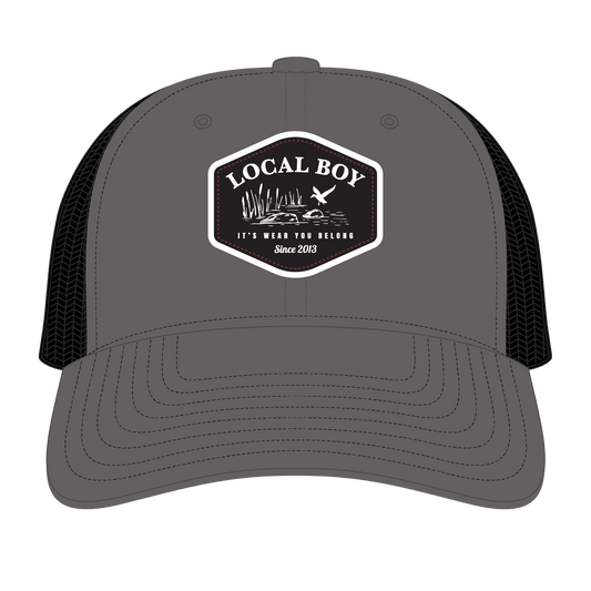 Marsh Drop Trucker Hat - Charcoal