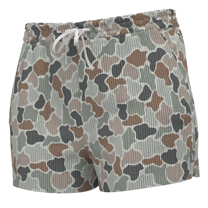 Local Girl Revive Shorts - Forest Camo Flora