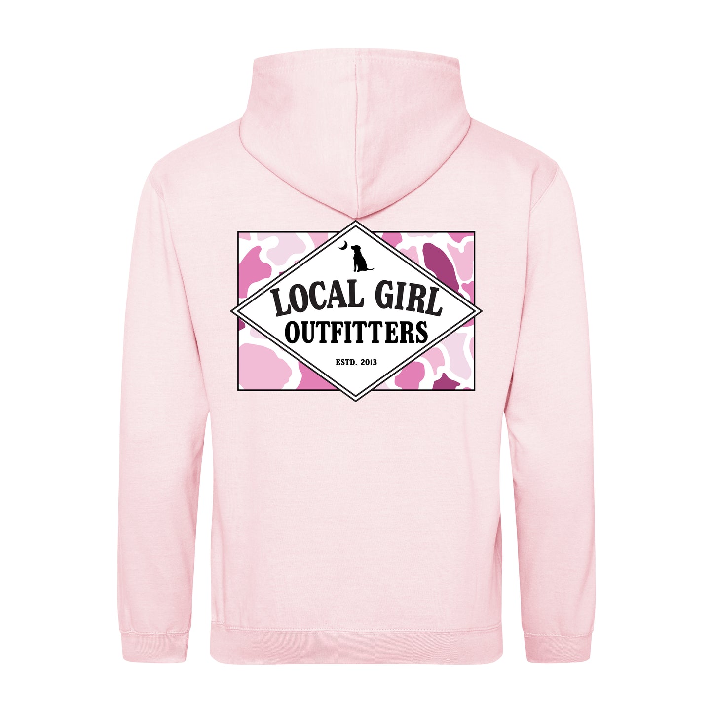 Local GIrl Founder's Flag Pink LCF Hoodie