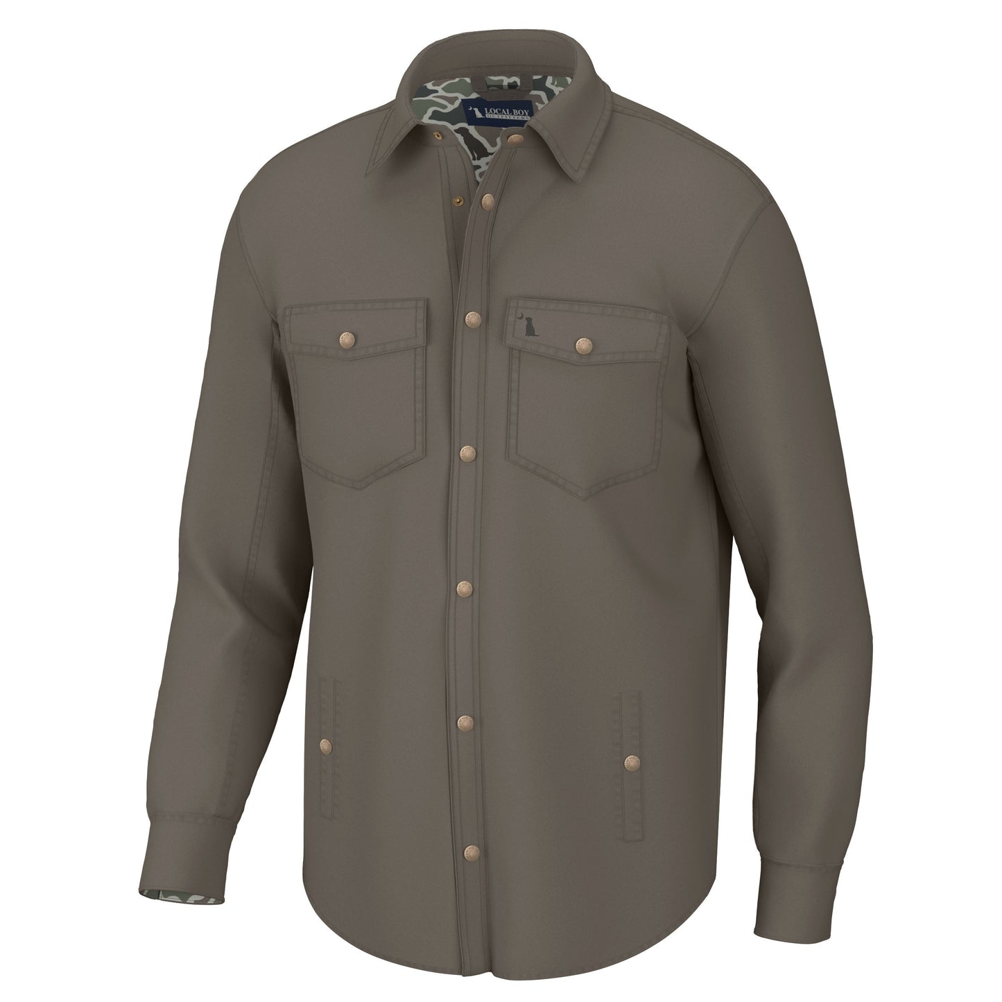 Sportsman's Shacket - Rustic Oak