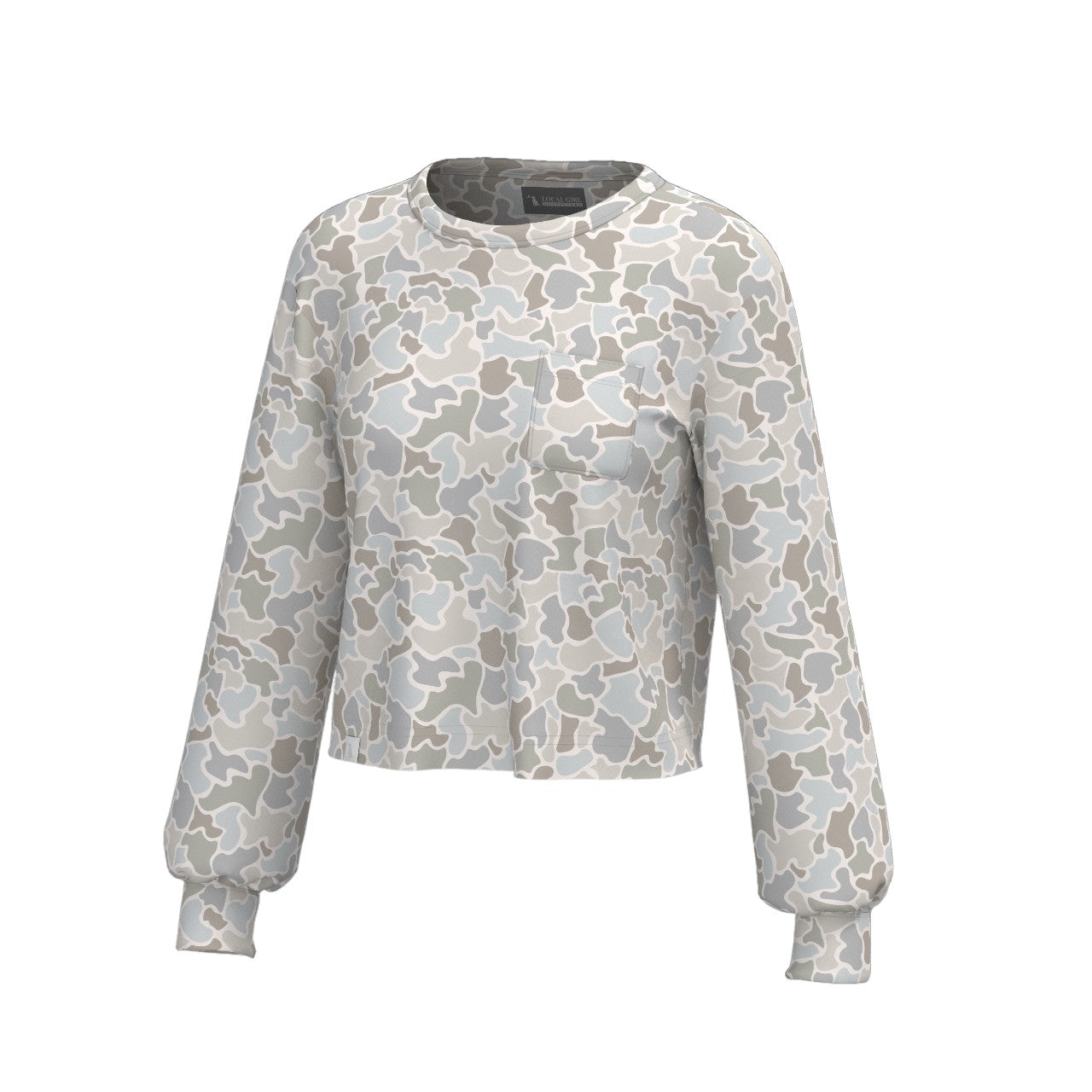 Local Girl Revive 2.0 Crew - Forest Camo Saltwater
