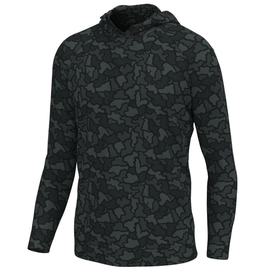 Youth Hemlock Hoodie - Black Dog & Moon Camo