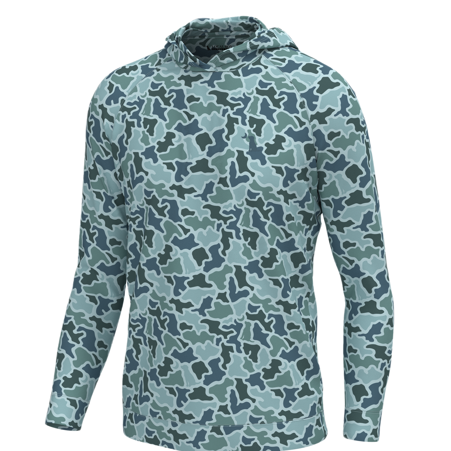 Youth Hemlock Hoodie - Blue Dog & Moon Camo