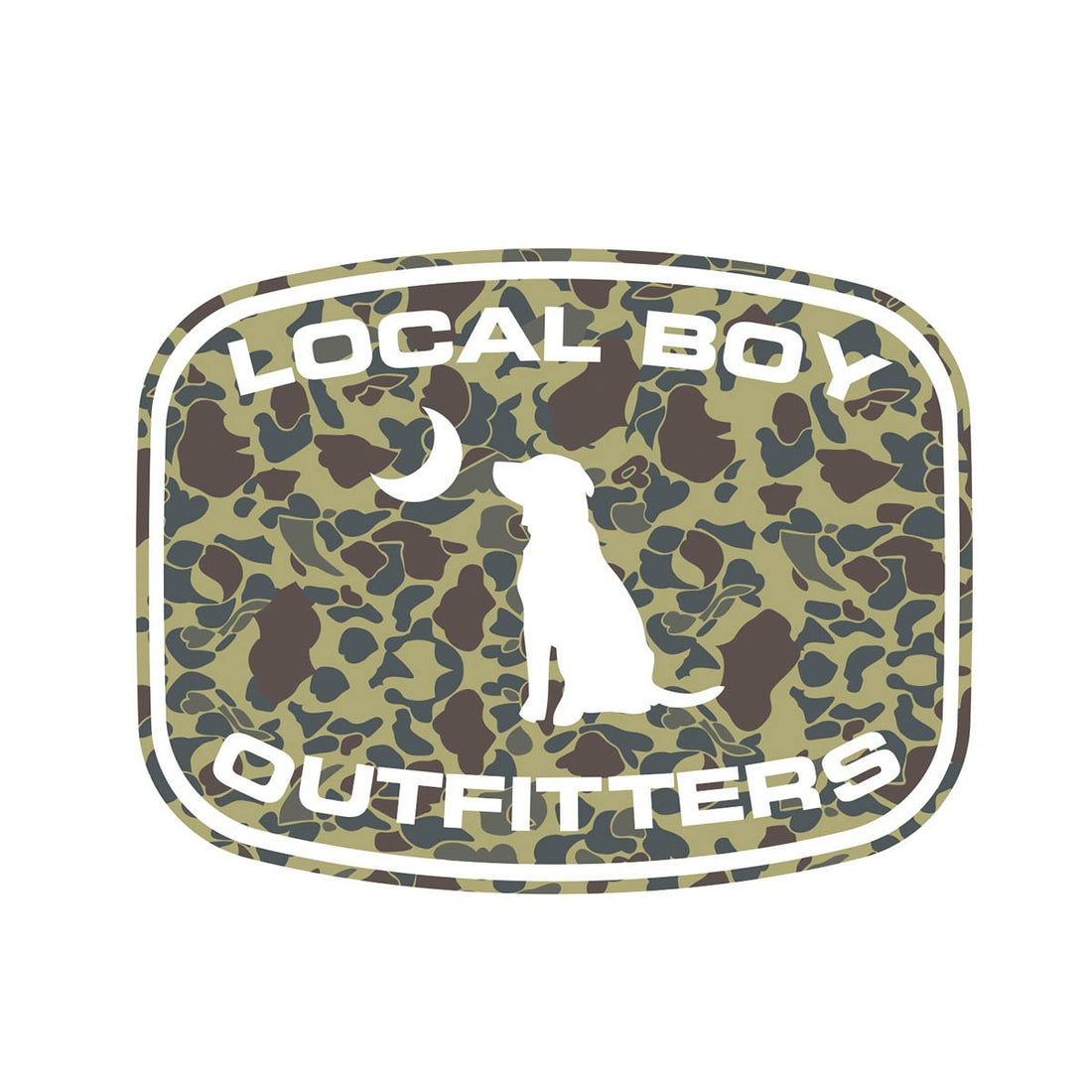 LOCAL BOY CAMO DECAL Local Boy Outfitters